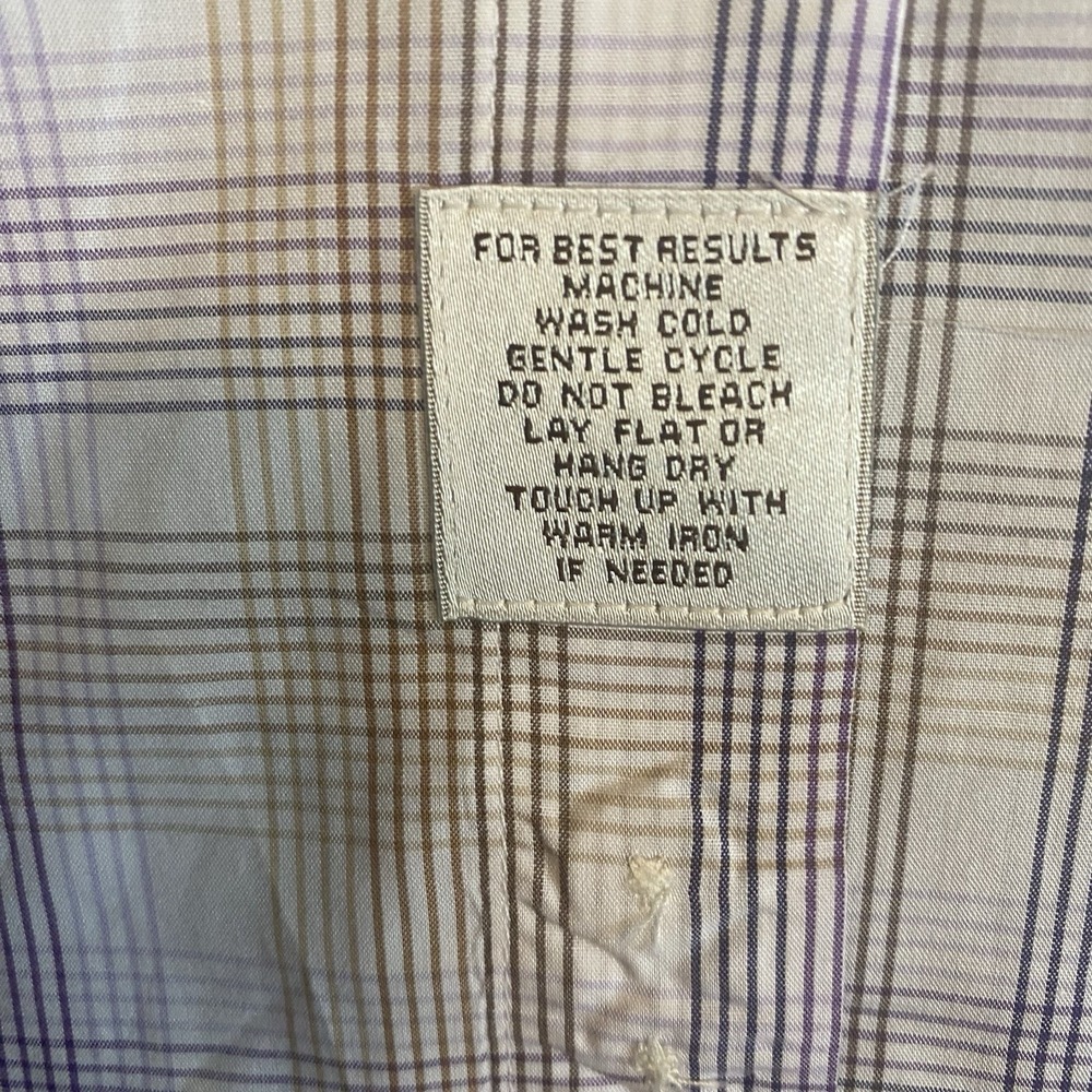 Peter Millar Men's XXL Shirt Multicolor Plaid Long Sleeve Cotton Button Down - Picture 8 of 9